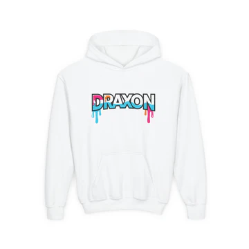 Youth Heavy Blend Hooded Sweatshirt (DC Logo)