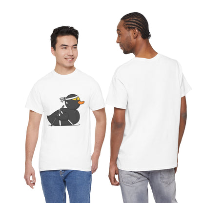 Unisex Heavy Cotton Tee (Ninja Duck)