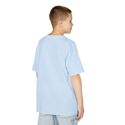 Kids Heavy Cotton T-Shirt (I'm not made for this - Snowmobiler)