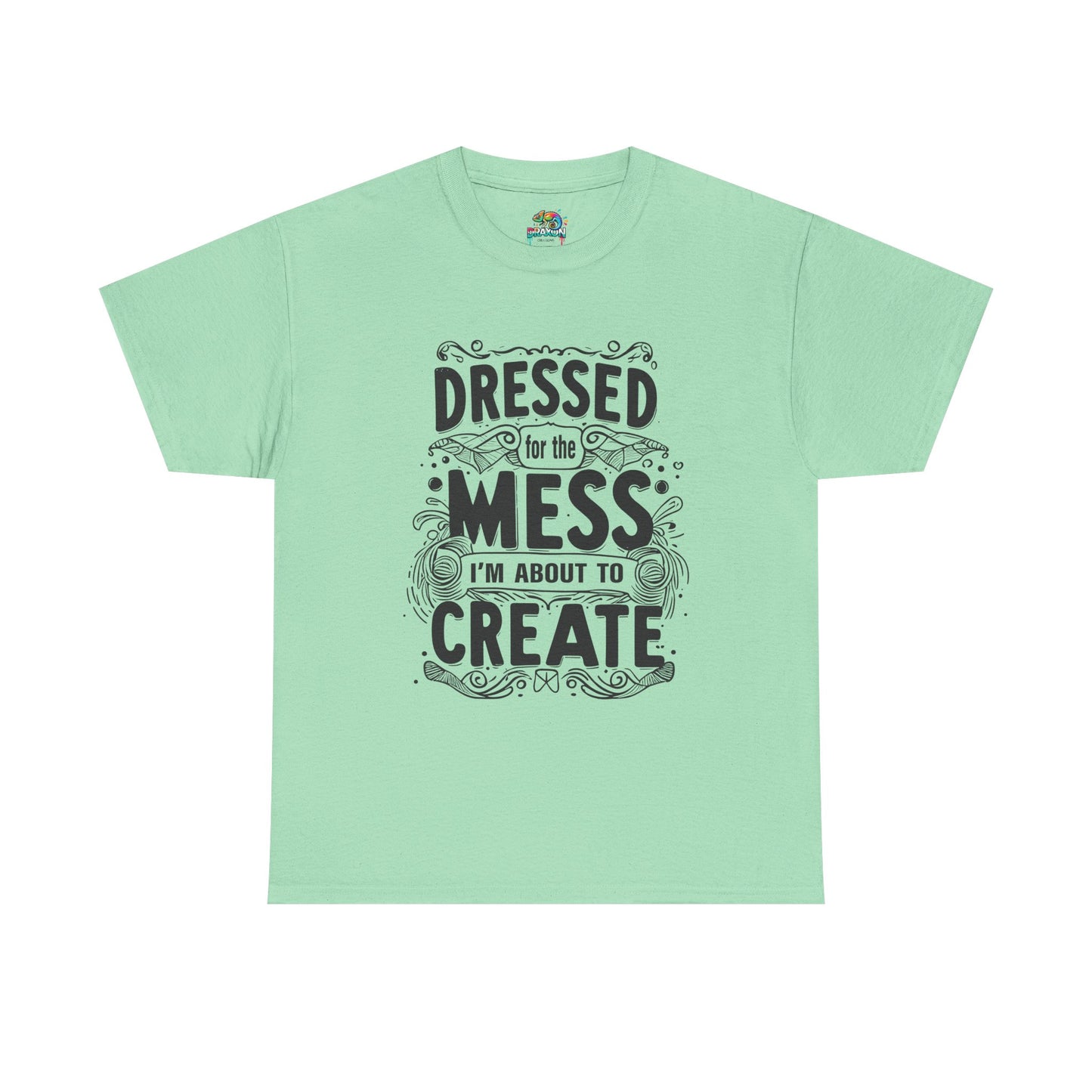 Unisex Heavy Cotton Tee (Dressed for the Mess)