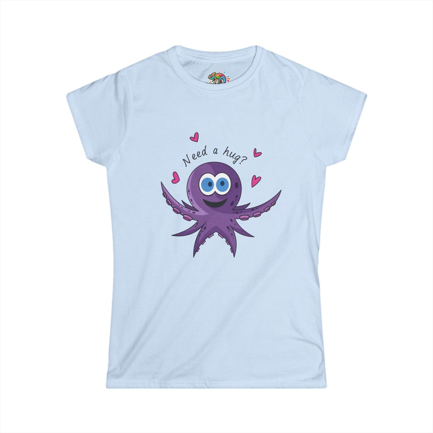 Women's Softstyle Tee (Octopus Hug)