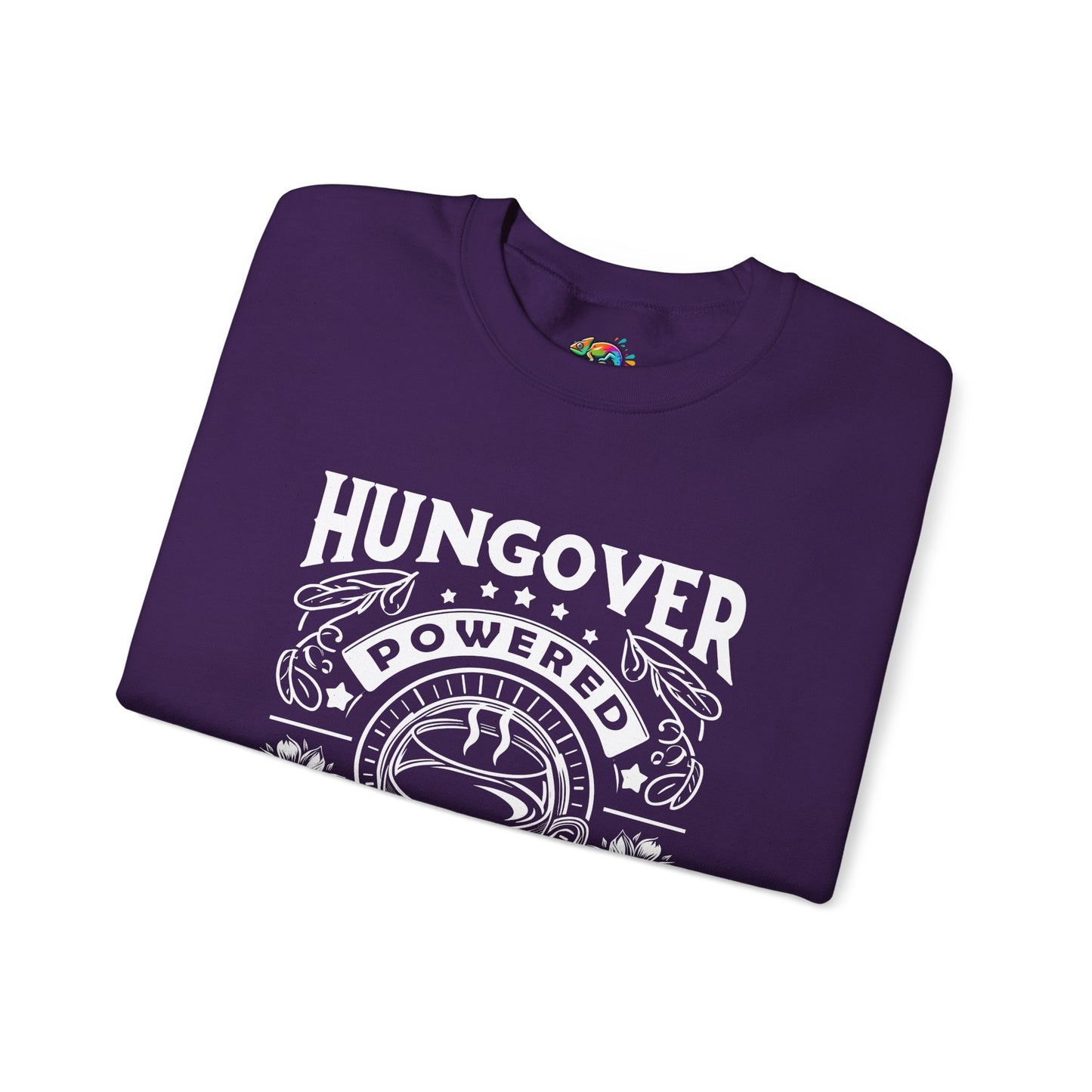 Unisex Heavy Blend™ Crewneck Sweatshirt (Hungover - Powered by Coffee)