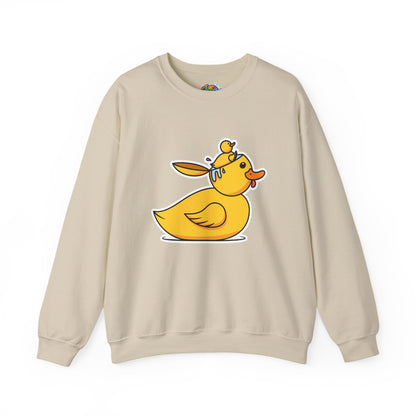 Unisex Heavy Blend™ Crewneck Sweatshirt (Duck Bird Brain)