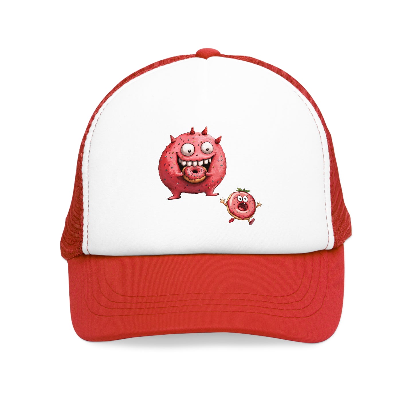 Mesh Cap (Donut Monster eating Donut)