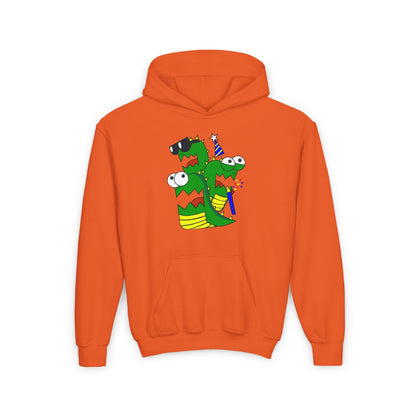 Youth Heavy Blend Hooded Sweatshirt (Larry the Snake thing)