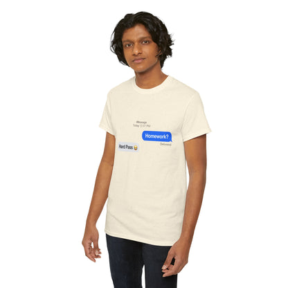 Unisex Heavy Cotton Tee (Homework? Hard Pass)