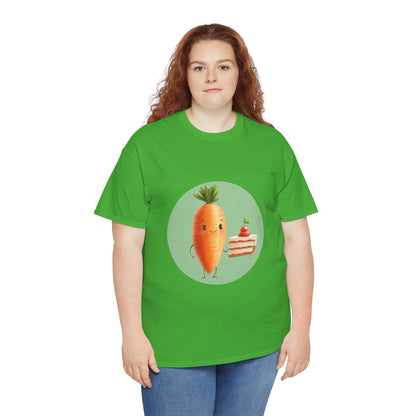 Unisex Heavy Cotton Tee (Carrot Cake)