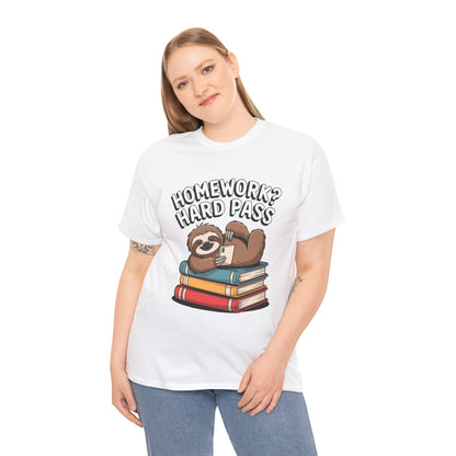 Unisex Heavy Cotton Tee (Homework? Hard Pass)