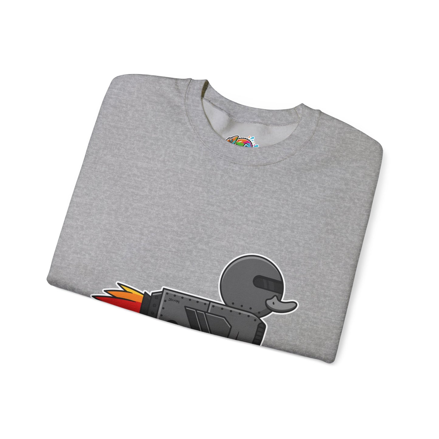 Unisex Heavy Blend™ Crewneck Sweatshirt (Robot Duck)