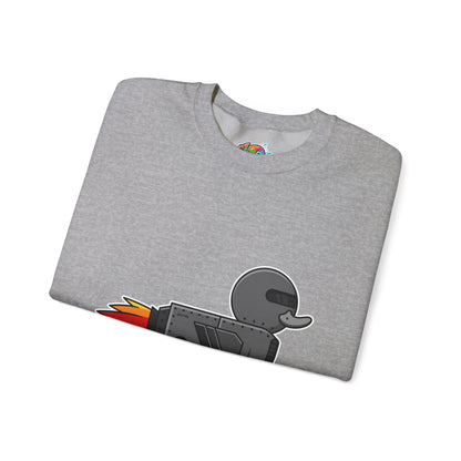 Unisex Heavy Blend™ Crewneck Sweatshirt (Robot Duck)