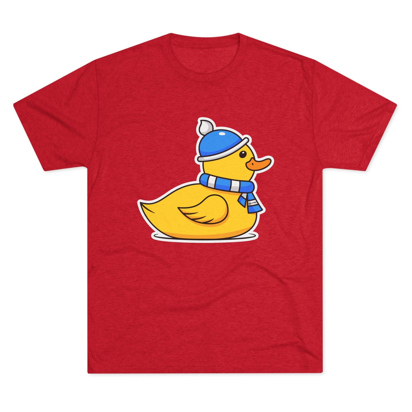 Unisex Tri-Blend Crew Tee (Chilly Duck)