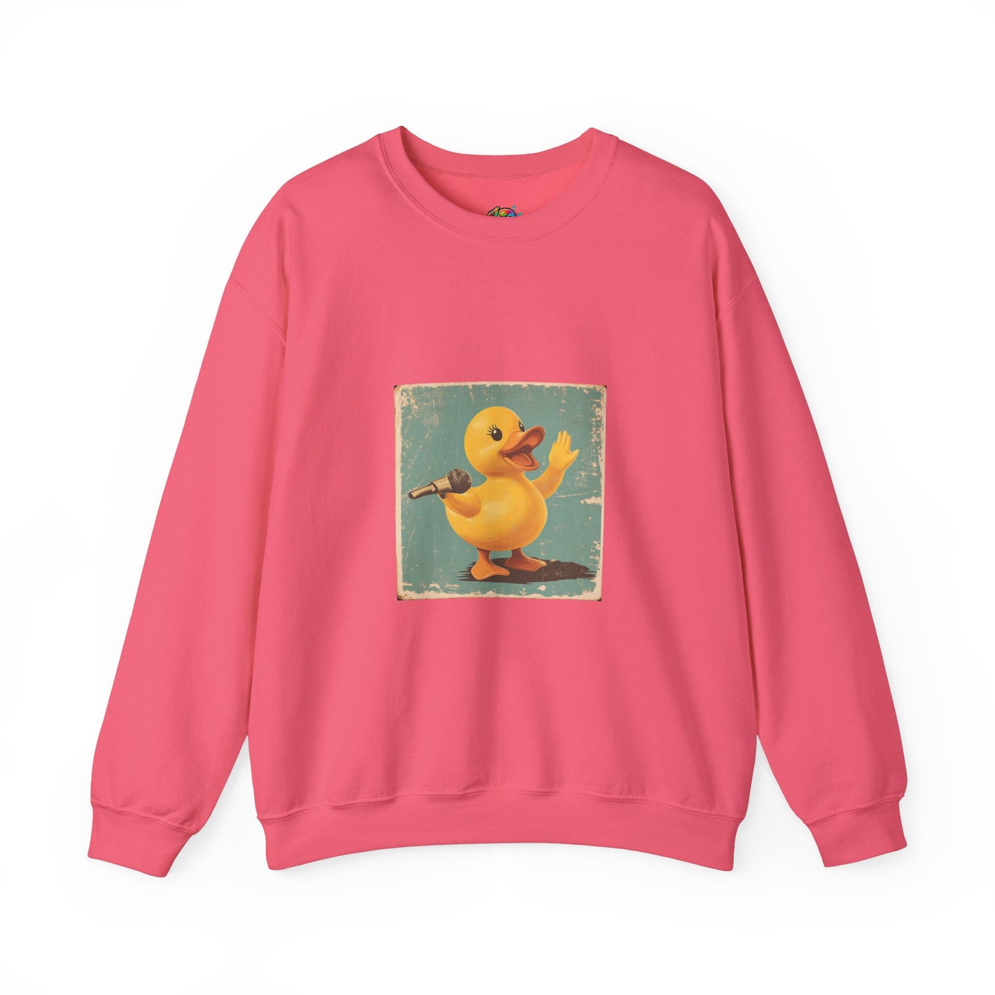 Unisex Heavy Blend™ Crewneck Sweatshirt (Karaoke Duck)