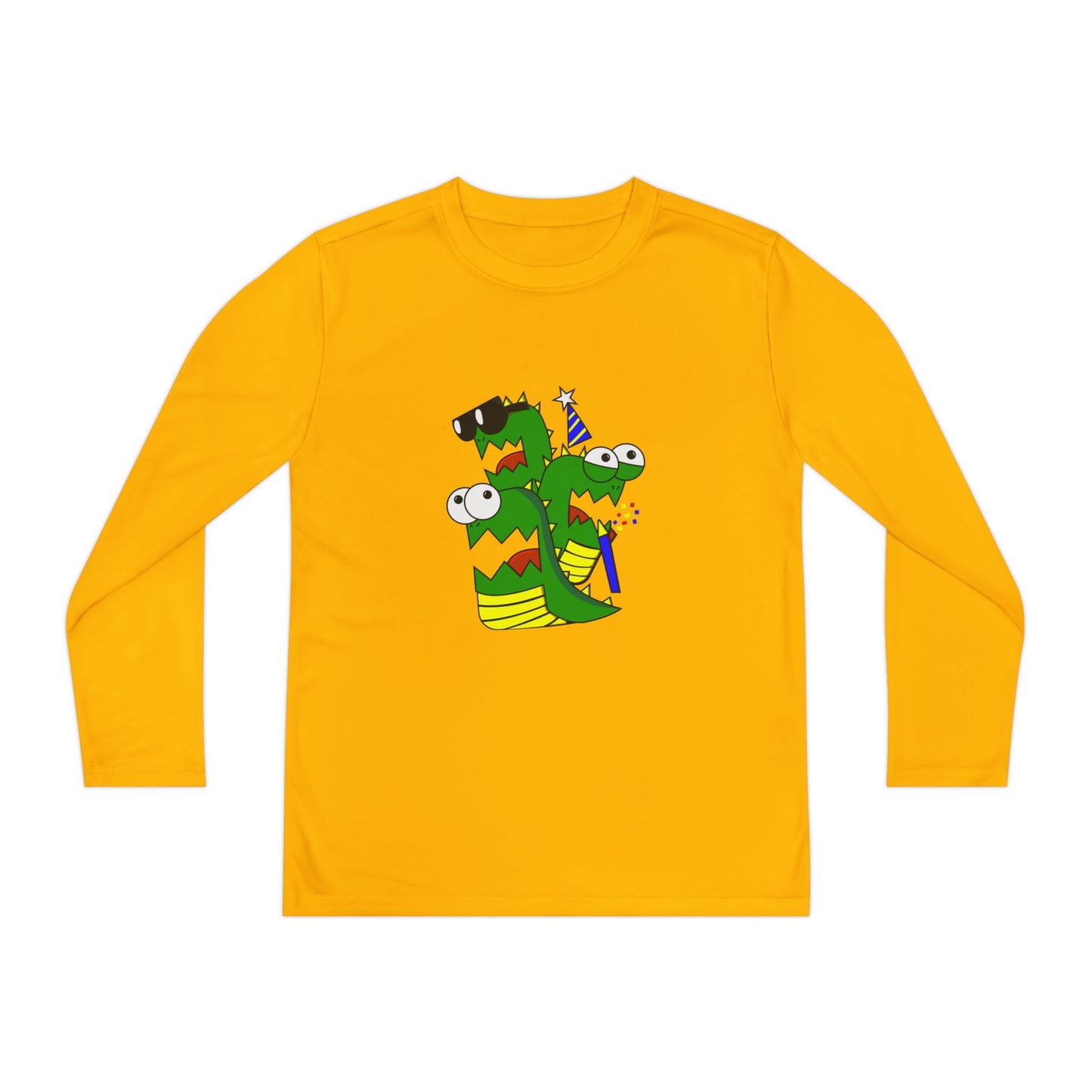 Youth Long Sleeve Competitor Tee (Larry the Snake thing)