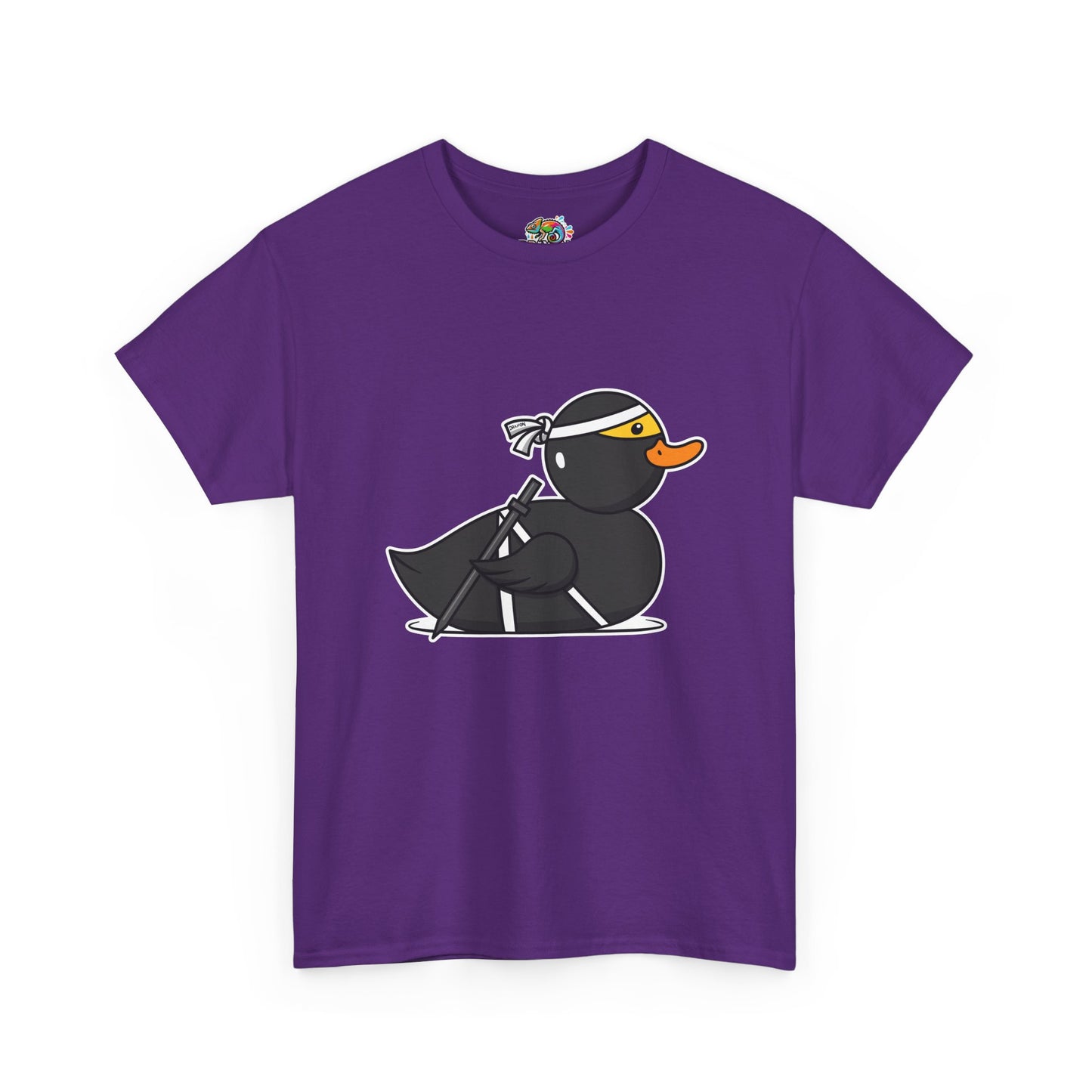 Unisex Heavy Cotton Tee (Ninja Duck)