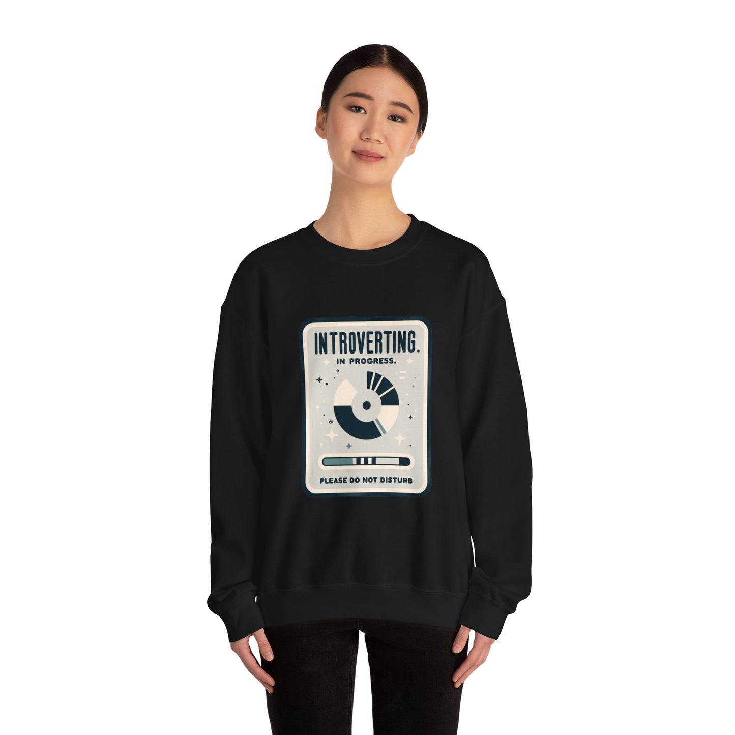 Unisex Heavy Blend™ Crewneck Sweatshirt (Introverting in Progress)