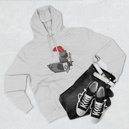 Three-Panel Fleece Hoodie (Knight Duck)