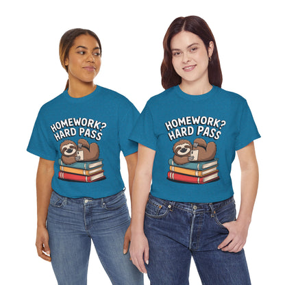Unisex Heavy Cotton Tee (Homework? Hard Pass)
