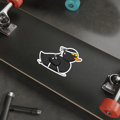 Die-Cut Stickers | Vibrant Art for Personalization (Ninja Duck)