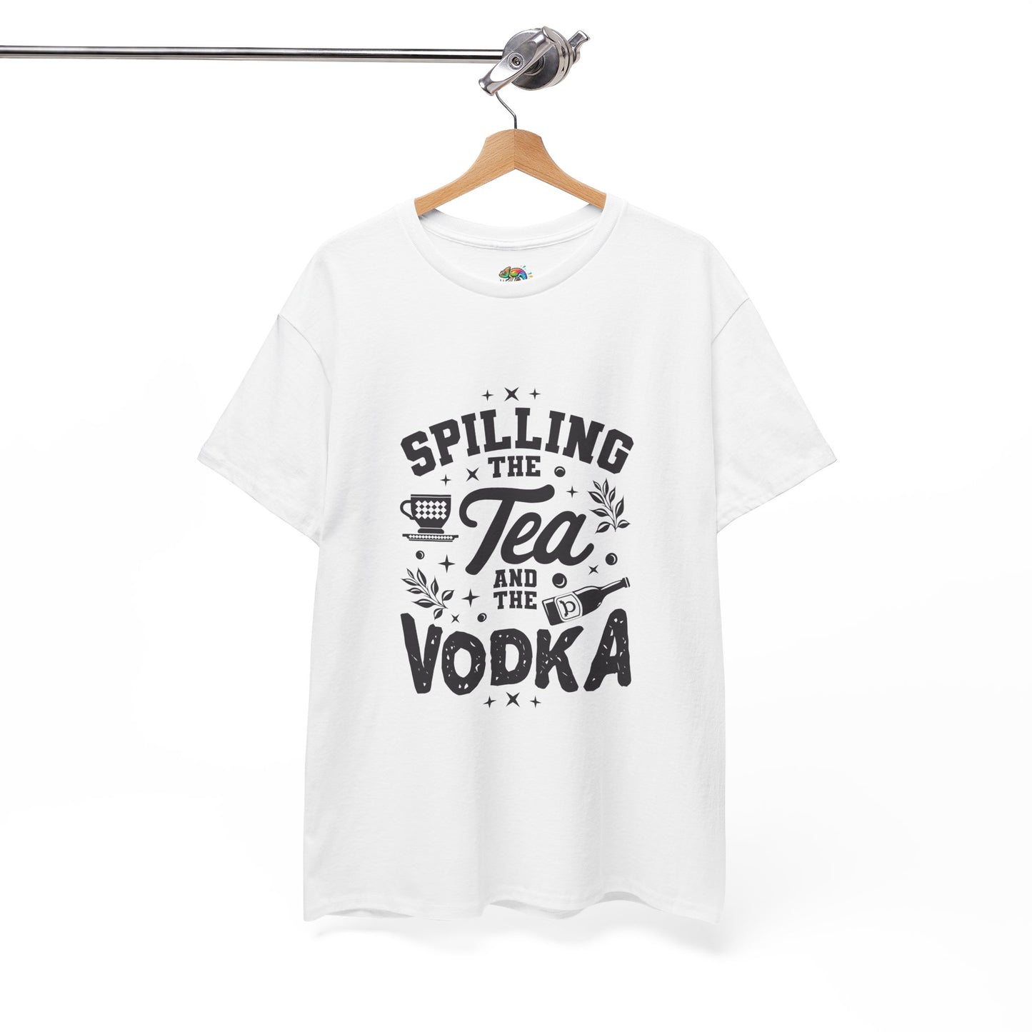 Unisex Heavy Cotton Tee (Spill Tea & Vodka)