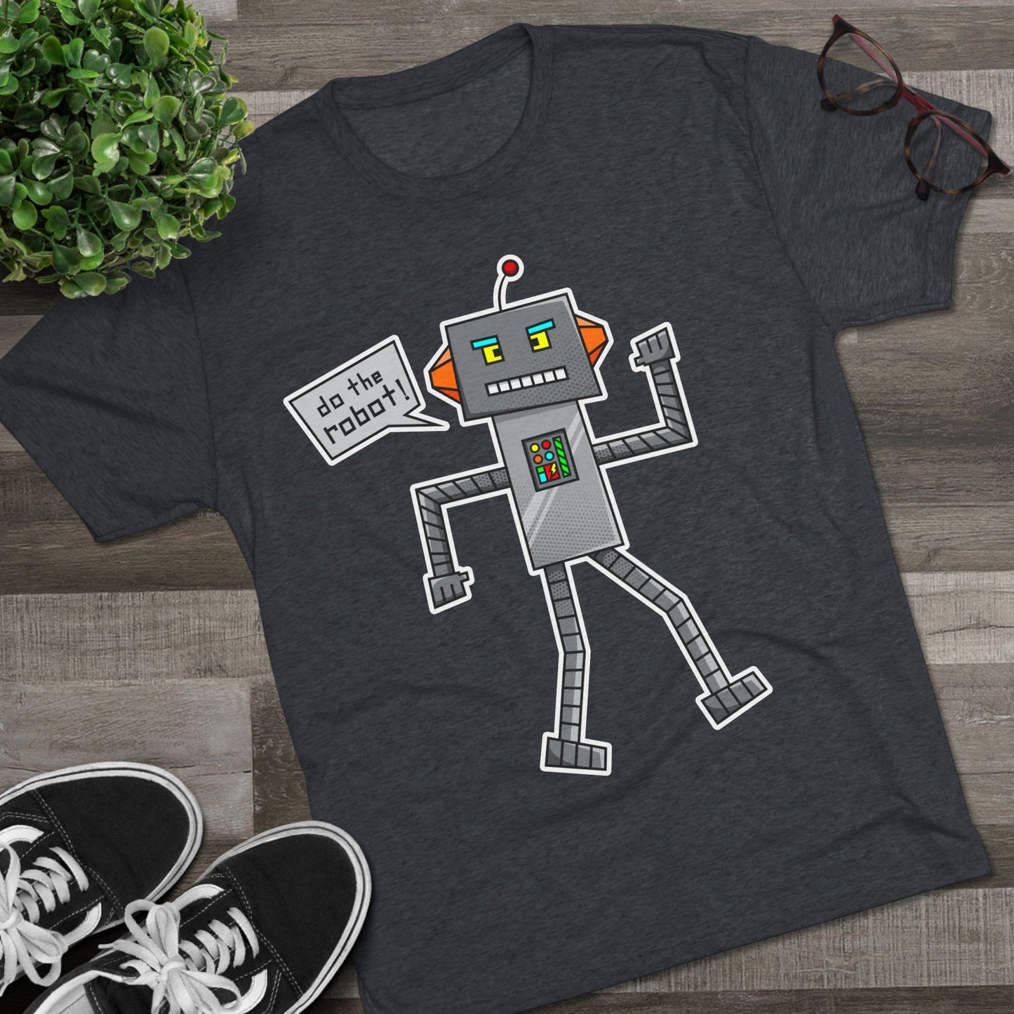 Unisex Tri-Blend Crew Tee (Do the Robot)