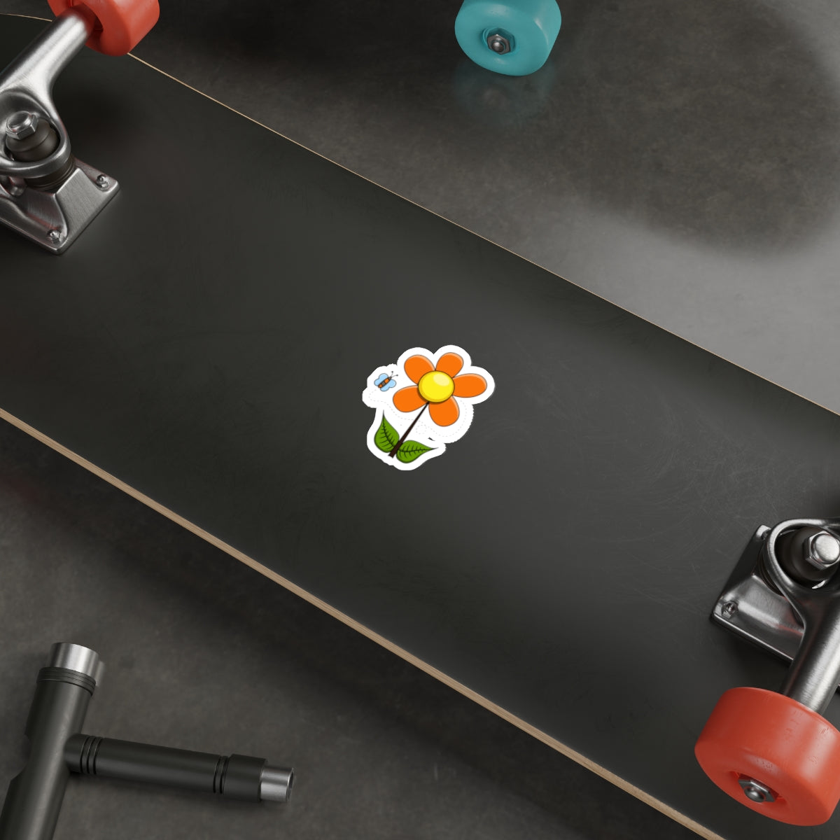 Die-Cut Stickers | Vibrant Art for Personalization (Flower & Butterfly)