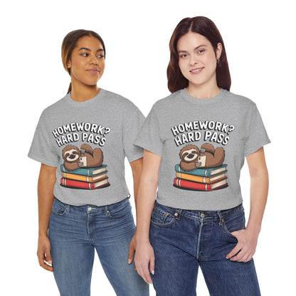 Unisex Heavy Cotton Tee (Homework? Hard Pass)