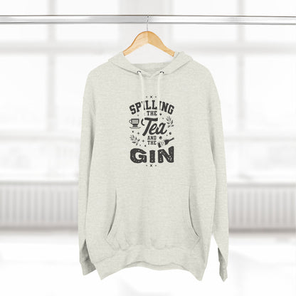 Three-Panel Fleece Hoodie (Spill Tea & Gin)