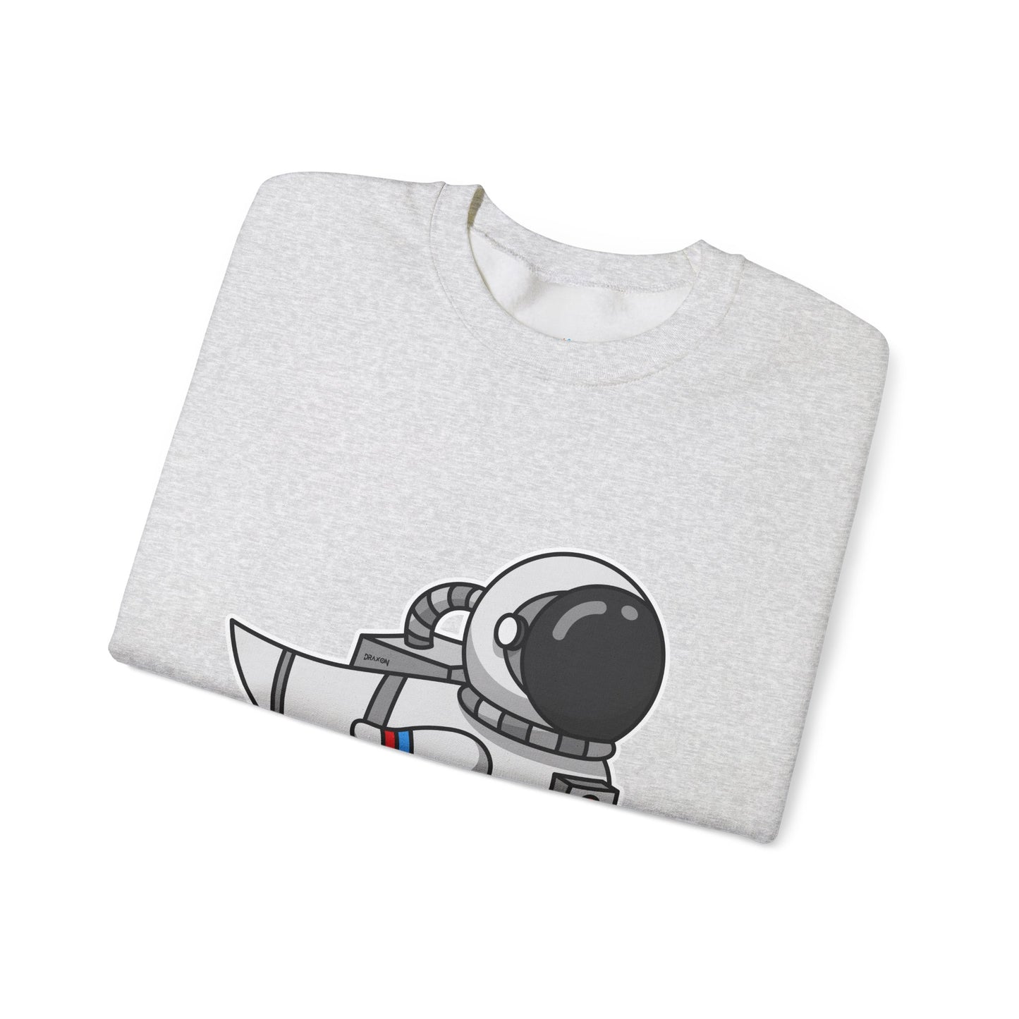 Unisex Heavy Blend™ Crewneck Sweatshirt (Astronaut Duck)