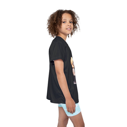 Kids Sports Jersey - Black (Bark Bark)