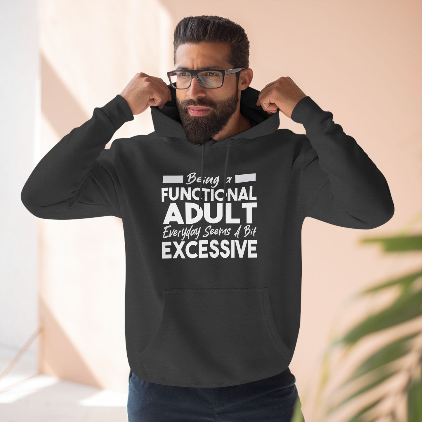 Three-Panel Fleece Hoodie (Being Adult, Seems Excessive)