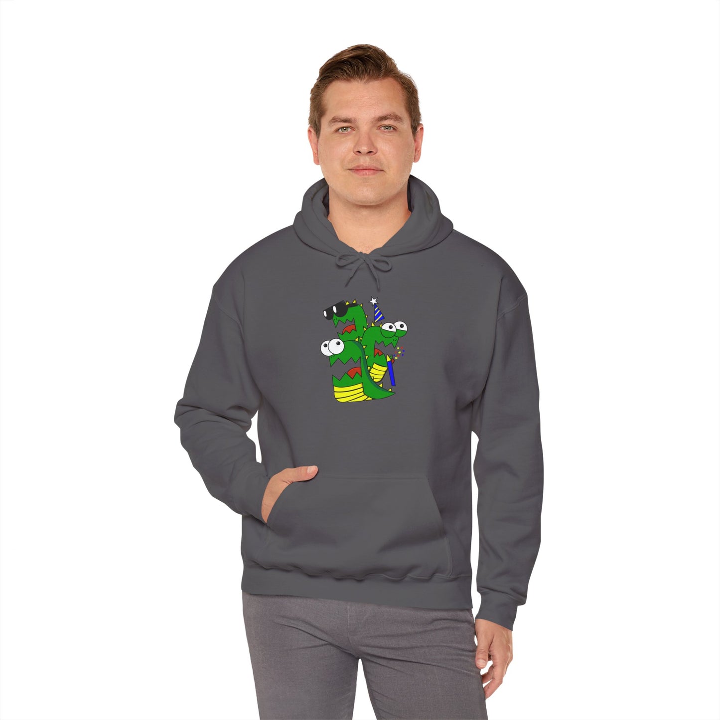 Unisex Heavy Blend™ Hooded Sweatshirt (Larry the Snake thing)