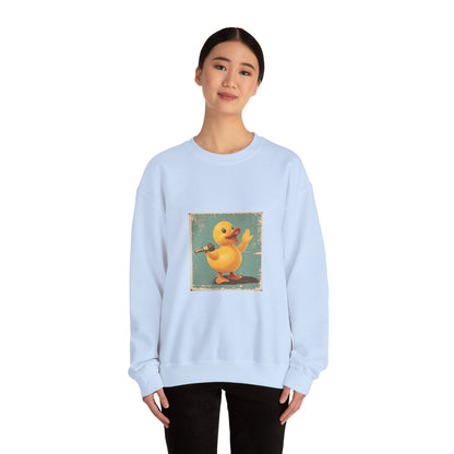 Unisex Heavy Blend™ Crewneck Sweatshirt (Karaoke Duck)