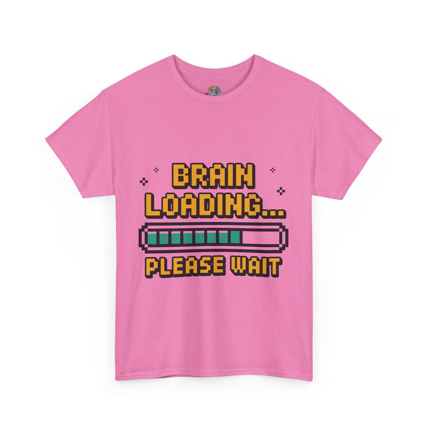 Unisex Heavy Cotton Tee (Brain Loading...Please Wait)