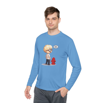 Unisex Lightweight Long Sleeve Tee (Bark Bark)