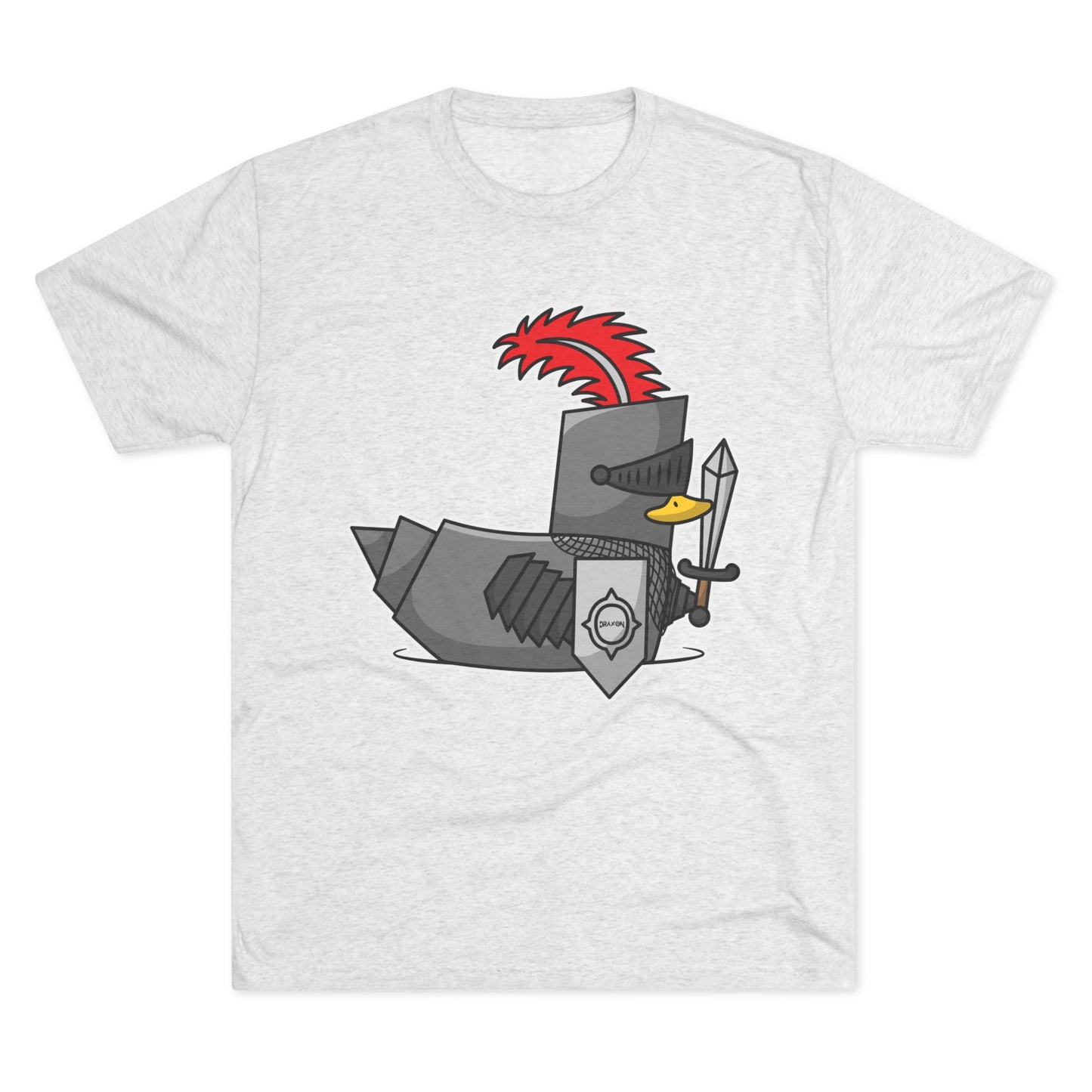 Unisex Tri-Blend Crew Tee (Knight Duck)