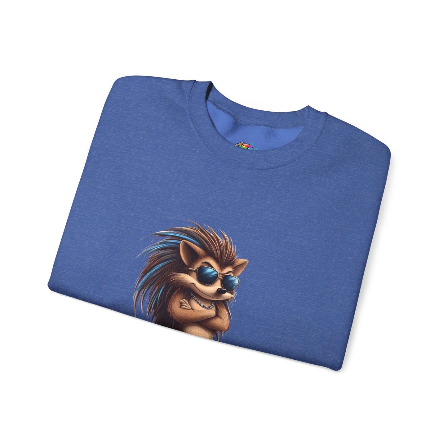 Unisex Heavy Blend™ Crewneck Sweatshirt (Cool Hedgehog)