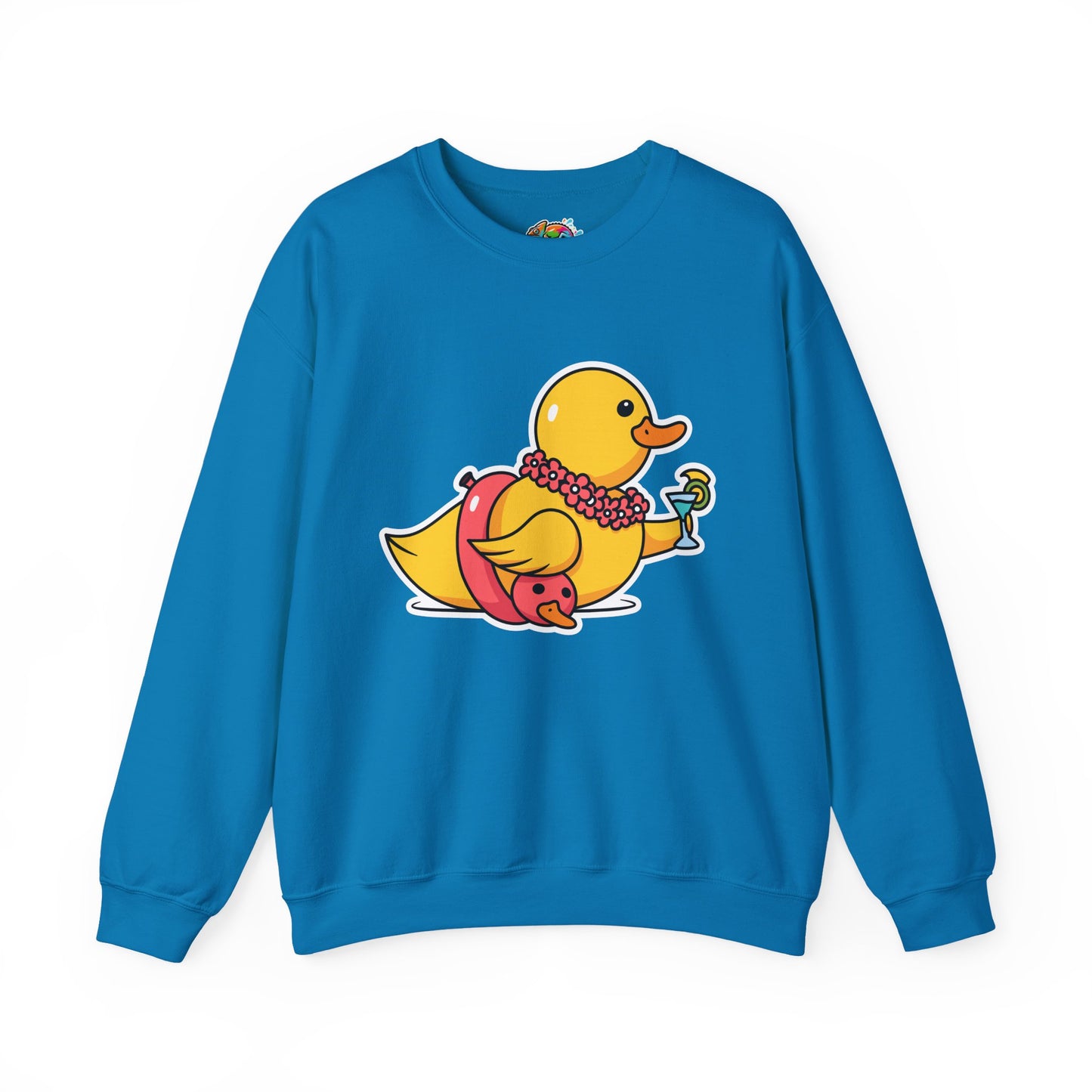 Unisex Heavy Blend™ Crewneck Sweatshirt (Tropical Duck)