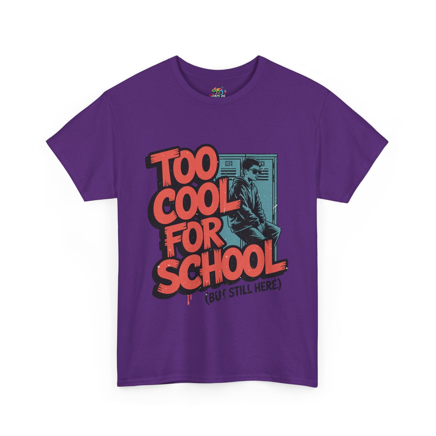 Unisex Heavy Cotton Tee (Too Cool For School)