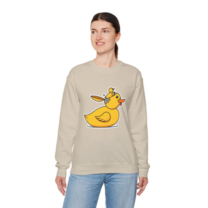 Unisex Heavy Blend™ Crewneck Sweatshirt (Duck Bird Brain)