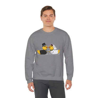 Unisex Heavy Blend™ Crewneck Sweatshirt (Wedding Ducks)