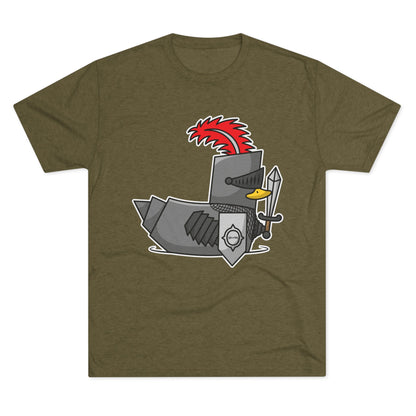 Unisex Tri-Blend Crew Tee (Knight Duck)