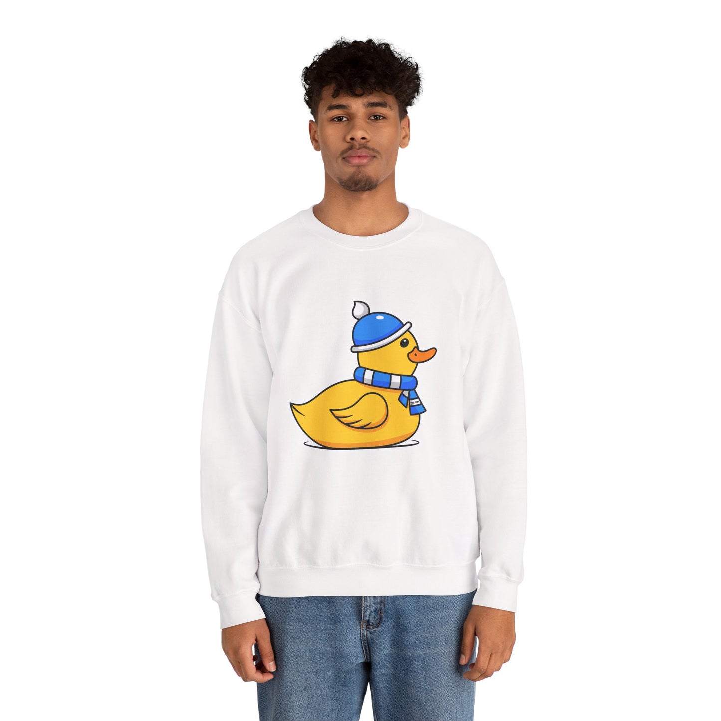 Unisex Heavy Blend™ Crewneck Sweatshirt (Chilly Duck)