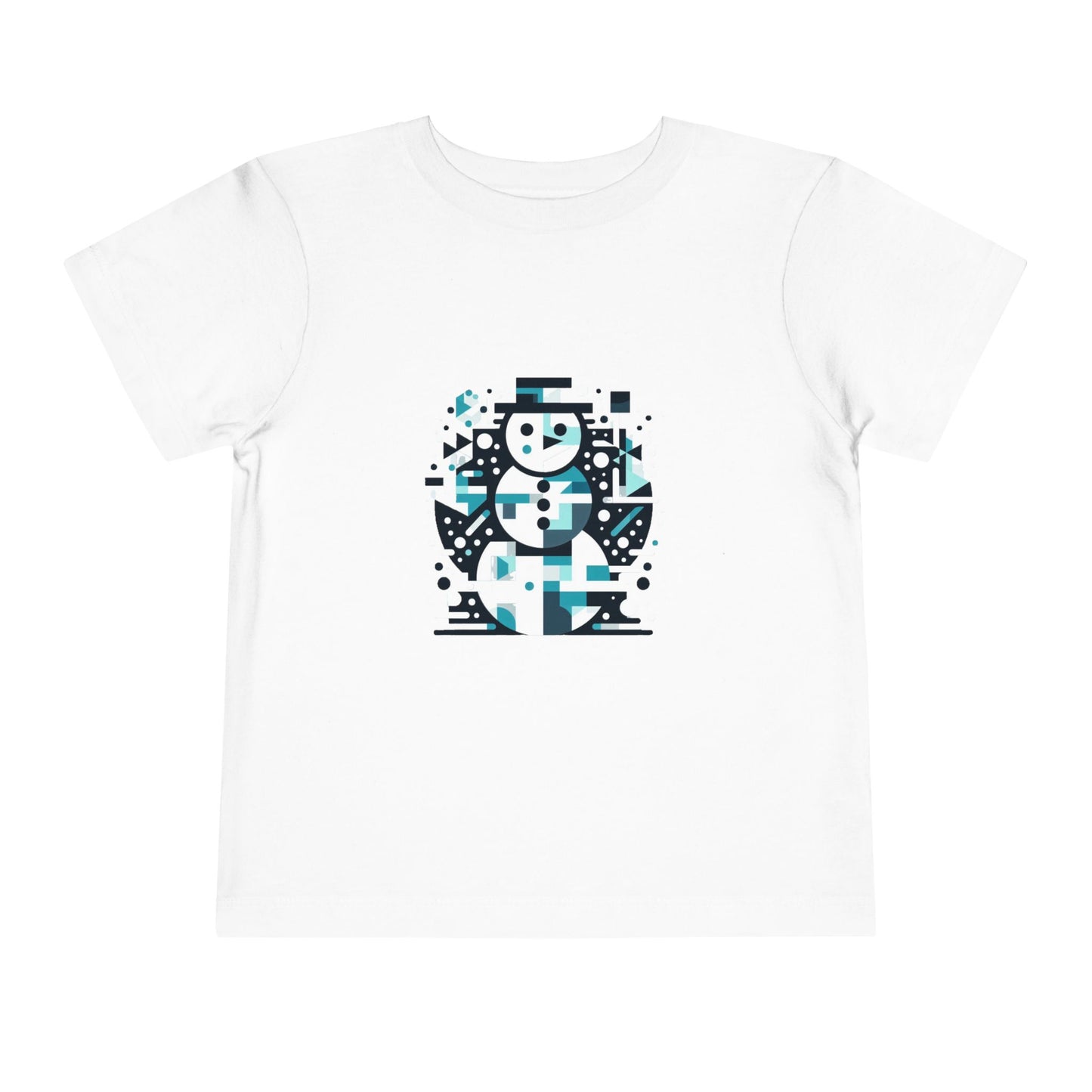 Toddler Short Sleeve Tee (Abstract Snowman)