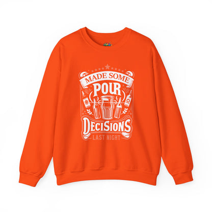 Unisex Heavy Blend™ Crewneck Sweatshirt (Pour Decisions)