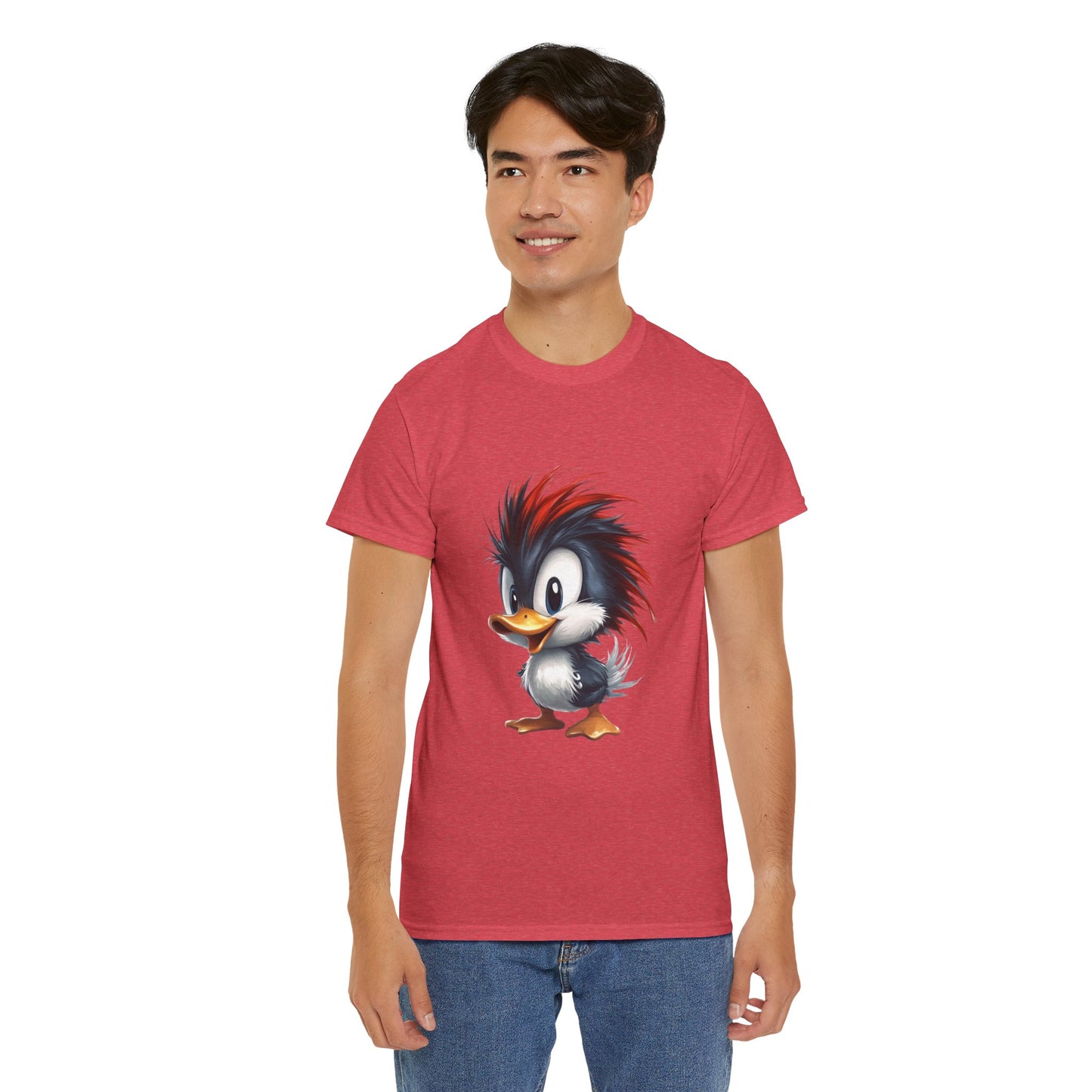 Unisex Heavy Cotton Tee (Red Hair Duck)