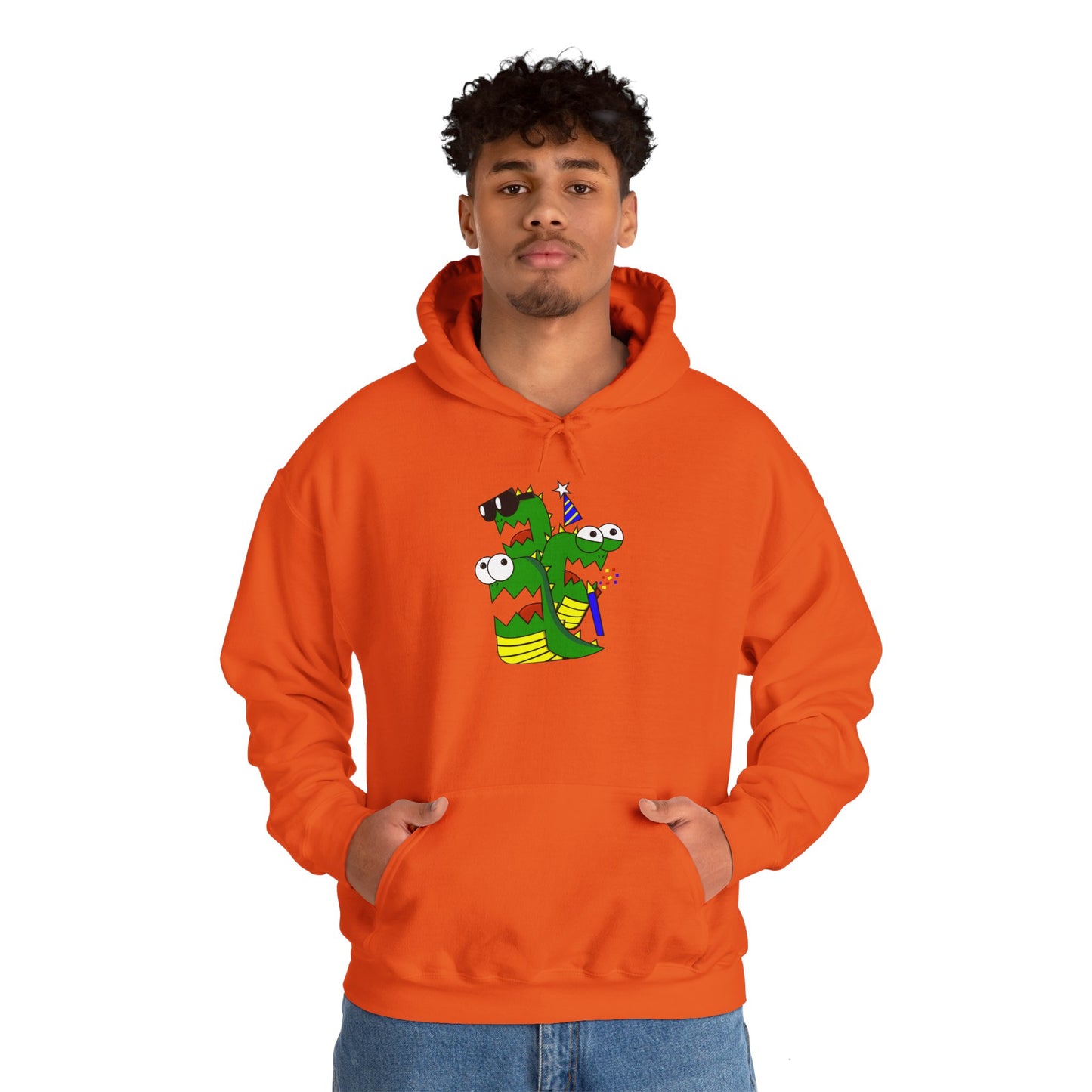 Unisex Heavy Blend™ Hooded Sweatshirt (Larry the Snake thing)