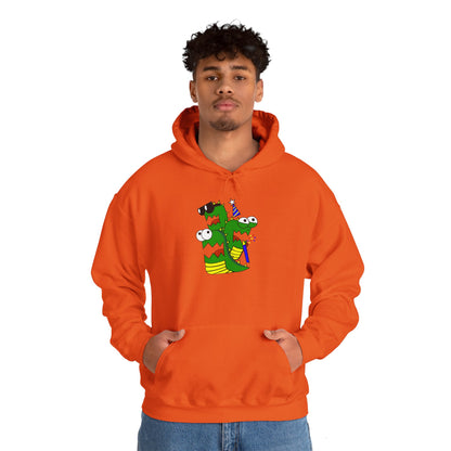 Unisex Heavy Blend™ Hooded Sweatshirt (Larry the Snake thing)