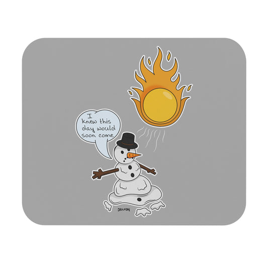 Mouse Pad (Melting Snowman)