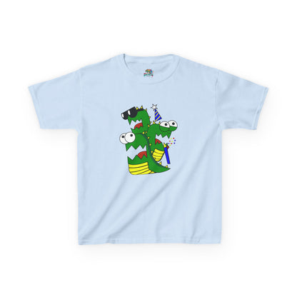 Kids Heavy Cotton T-Shirt (Larry the Snake thing)