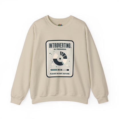 Unisex Heavy Blend™ Crewneck Sweatshirt (Introverting in Progress)